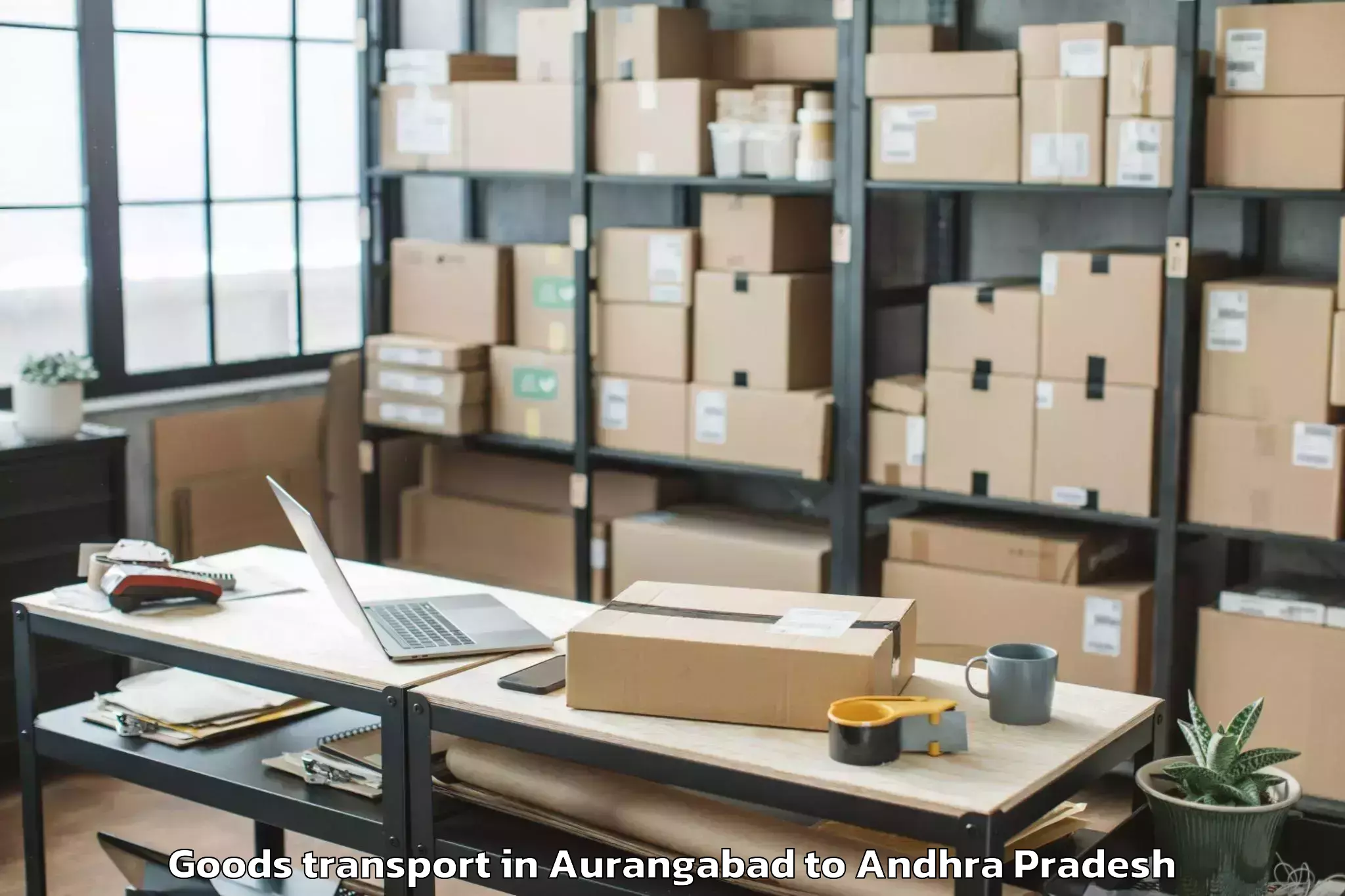 Reliable Aurangabad to Guntur Goods Transport